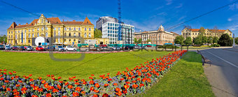 Zagreb Marshal Tito square panorama