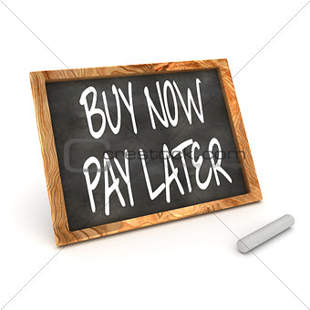 Buy Now Pay Latter Blackboard