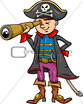 pirate boy cartoon illustration