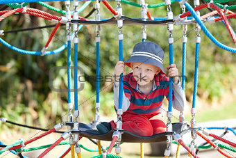 kid at playground