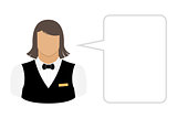 bartender waiter, avatars and user icons