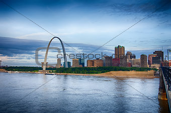 St Louis Missouri, city skyline