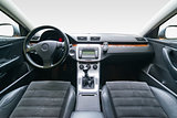 Interior of luxury car