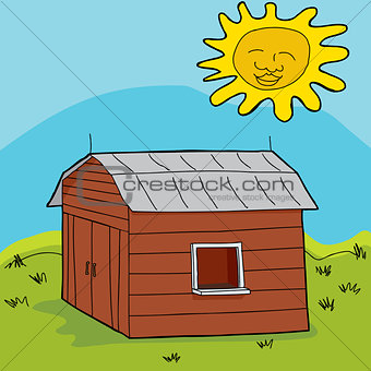 Sun Over Shed