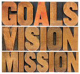 goals, vision and mission