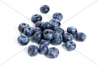 Sweet blueberry isolated on white background