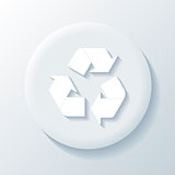 Recycling 3D Paper Icon