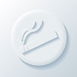 Cigarette 3D Paper Icon
