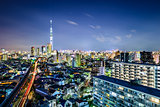 Tokyo Cityscape with Skytree