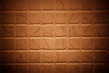 Close up shot of rough terracotta tiles