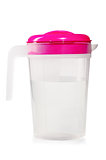 plastic transparent jug of drinking water