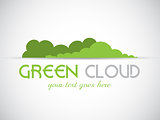 Green cloud logo