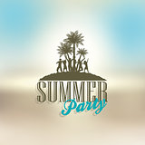 Summer party background
