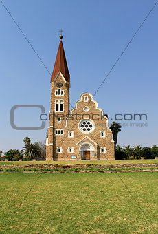 Christuskirche, famous Lutheran church landmark in Windhoek
