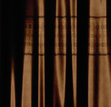 Brown curtain with pattern