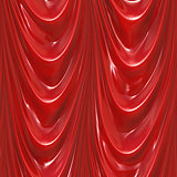 Close up view of curtains