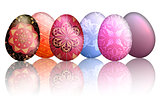 Colorful Easter eggs