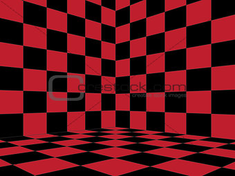Red Checkered Room