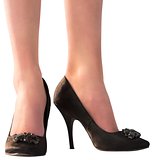 Businesswomans legs