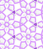 Purple layered floristic swirl lace seamless pattern