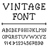 vintage alphabet