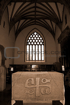 alter in the chapel of Holycross abbey