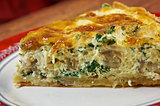 quiche with halibut