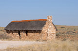 Historical settler home in the Kgalagadi Transfrontier Park