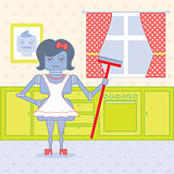 robot housewife