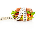 Healthy food, weight loss conceptual.