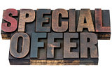 special offer in wood type