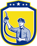 Gas Jockey Gasoline Attendant Shield