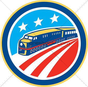 Diesel Train American Stars Stripes Retro