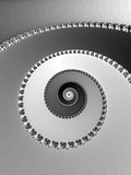 Decorate fractal spiral in a graphic style