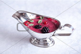 sauce with berries
