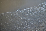 Seawater on the sandy beach