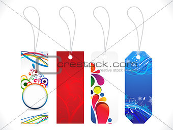 abstract multiple sale tag 