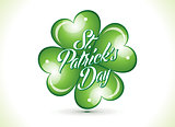 abstract st patrick clover