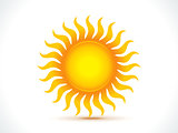 abstract sun icon 