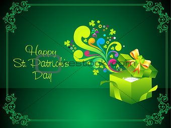 abstract st patrick day background