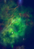 a nebulae and a gas congestion