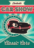 poster for the exhibition of cars