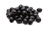 Pitted black olives in oil