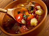 Eintopf -Traditional german cuisine dish.