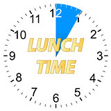 Lunch time clock