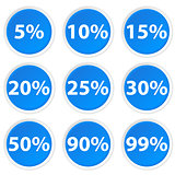 Circle Icons with percent