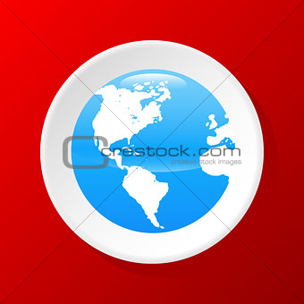 3d Globe icon