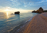 Potistika beach sunrise view (Greece)