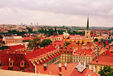 Prague red roofs 