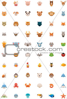 Animals icon set. Part 2